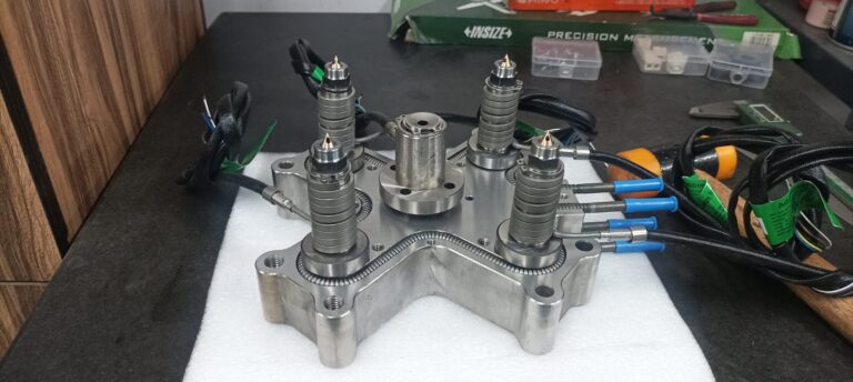 Manifold with nozzle